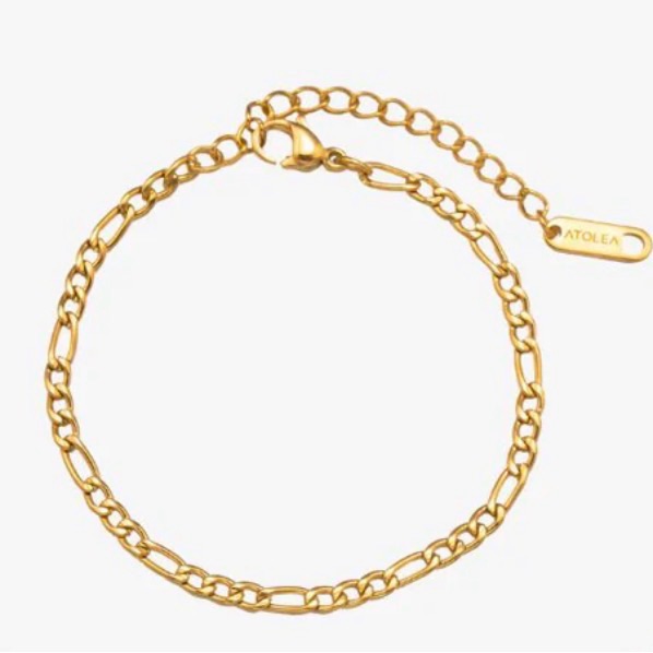 Atolea Figaro Bracelet - 18k Gold Plated - New With Dust Bsg